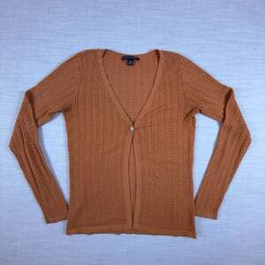 Banana Republic Silk Blend Pointelle Cardigan Sweater XS